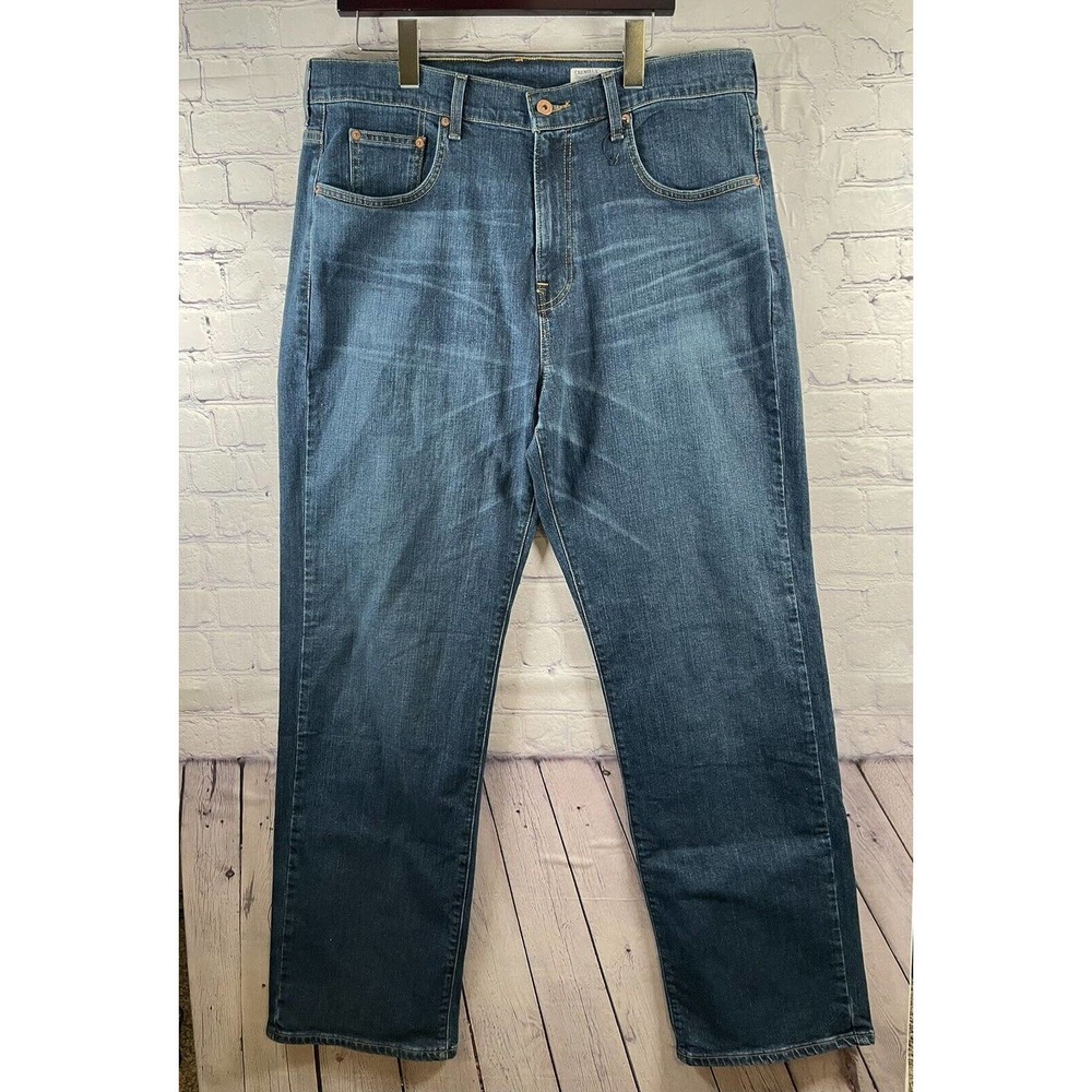 Cremieux Blue Jeans Mens 36x32 Relaxed Fit Straight Leg Stretch Denim NWOT